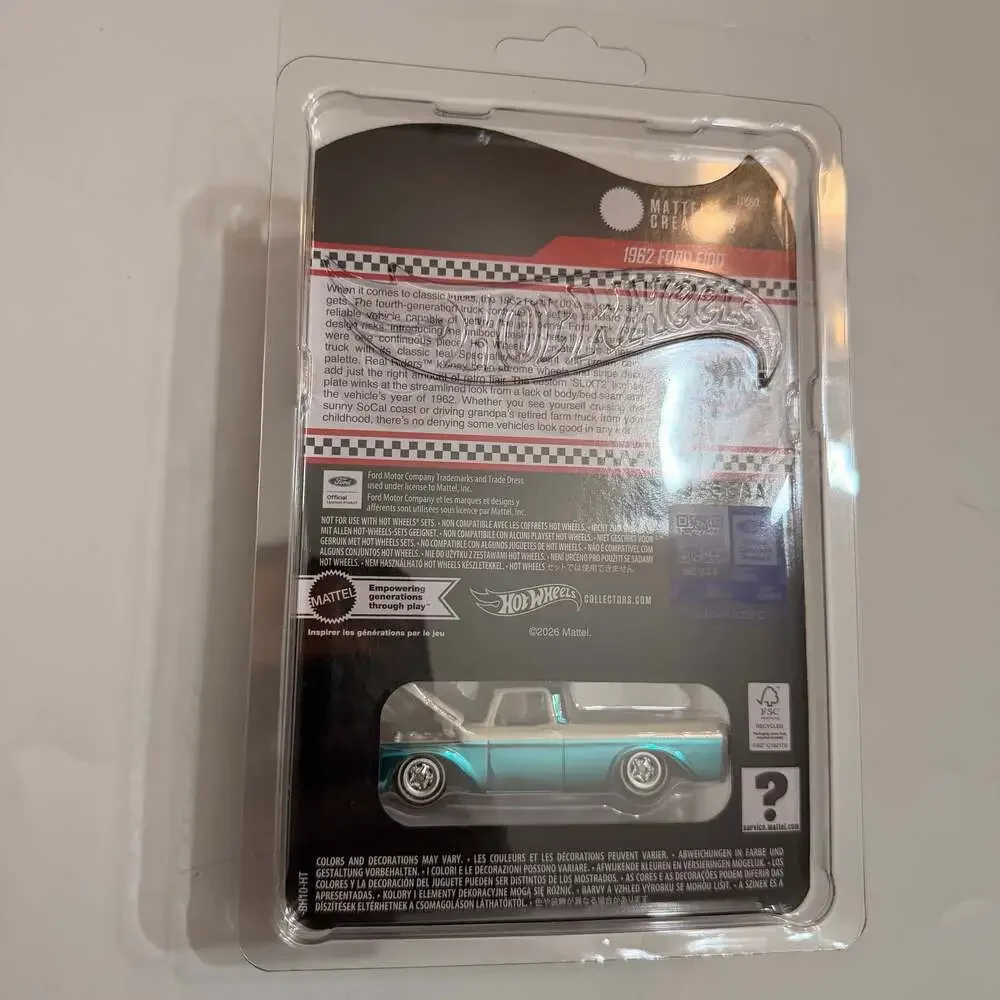 Hot Wheels RLC Exclusive 1962 Ford F100 Die-Cast Truck New Sealed